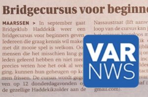 Komend seizoen weer nieuwe bridgecursus voor beginnende spelers